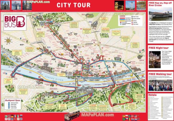 Buda Map Mapas de Budapest